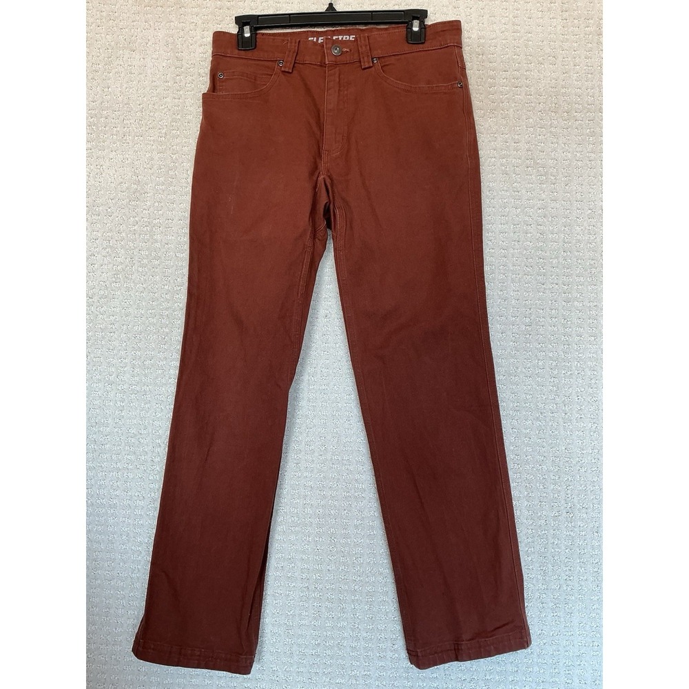 Duluth Trading Co Flex Fire Hose Pants Rust/Brown 30x30 Slim Fit